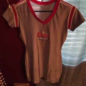 Coors light beer girl costume