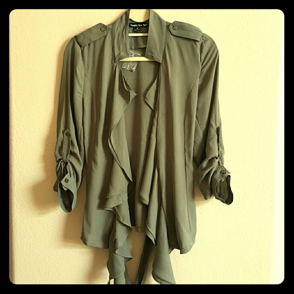 Double Zero Jackets & Blazers - Olive Green Jacket