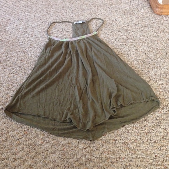 American eagle green tank top - Picture 1 of 2