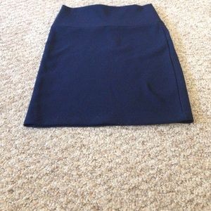 Forever 21 dark blue pencil skirt