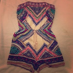Spaghetti strap romper