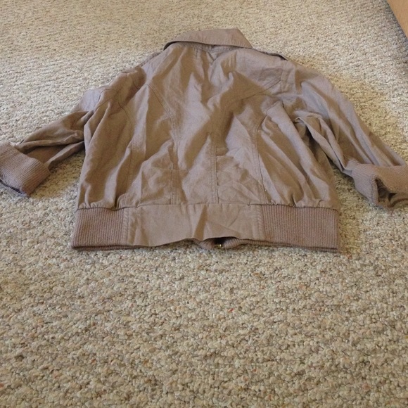 Tan fall jacket from wet seal - Picture 2 of 3