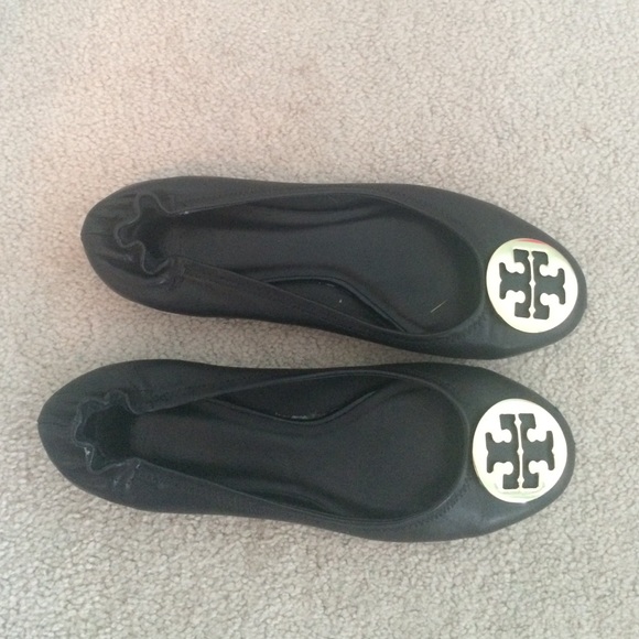 Black Tory Burch Flats