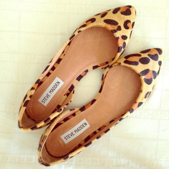 NWOT Steve Madden elusionl leopard flats