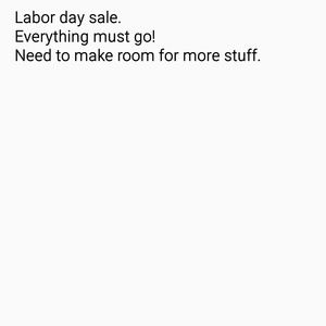 Closet clear out!