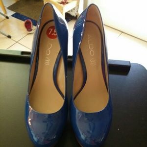 Blue Aldo stiletto pumps