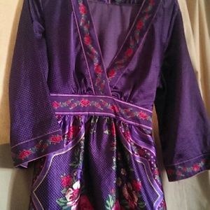 ASIAN Kimono Inspired ROSE DRESS