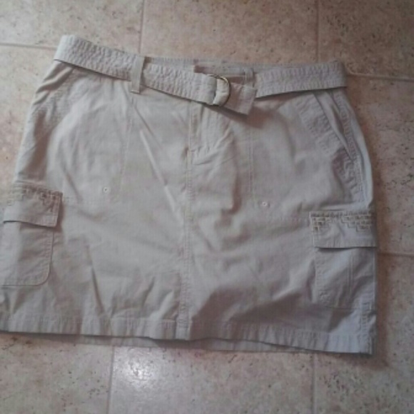 Tan Skort