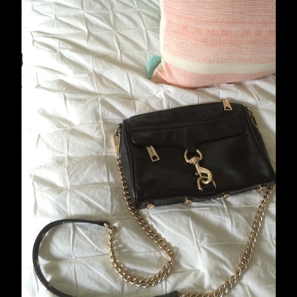 Rebecca Minkoff Black Mini MAC Cross-Body Handbag - Picture 2 of 3