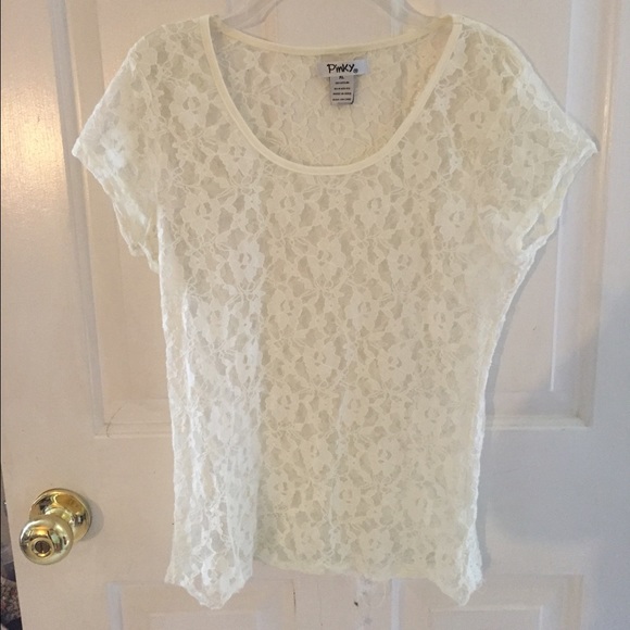 XL lace top