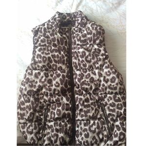 Cheetah Print Vest