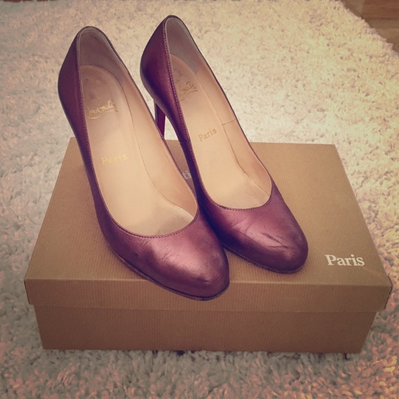 Christian Louboutin Shoes - Christian Louboutin Metallic Pump