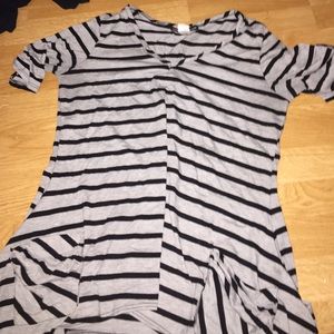 Striped Longer Shirt