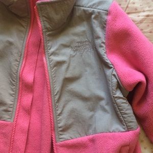 pink north face jacket
