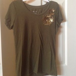 Dark green top