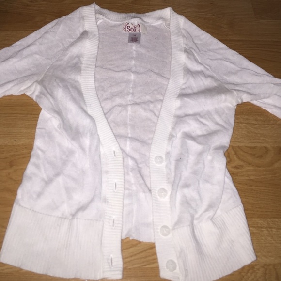 White Cardigan