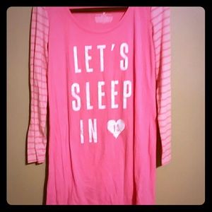 Victoria secrets pink night gown