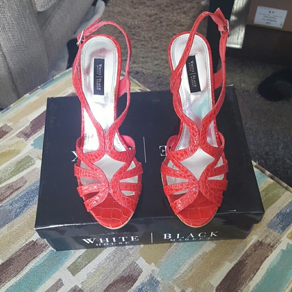 Nwt orange heels.