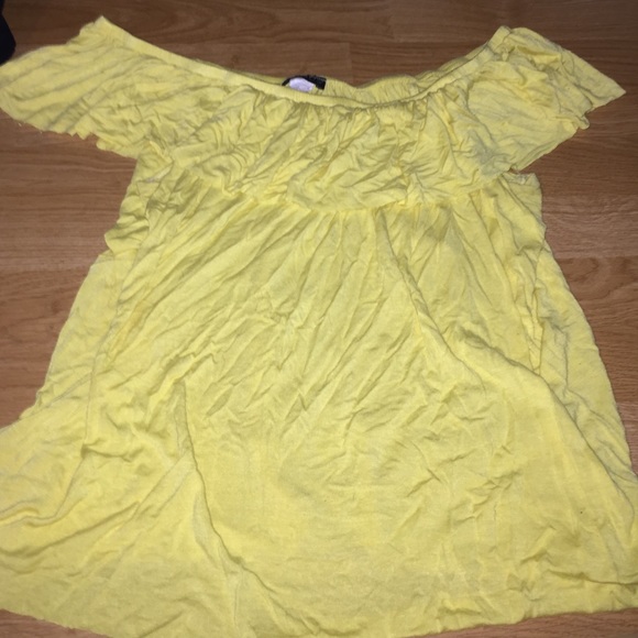 Yellow Ruffled Tank - Picture 1 of 1