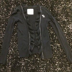 Abercrombie cardigan navy blue