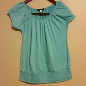 Teal blouse