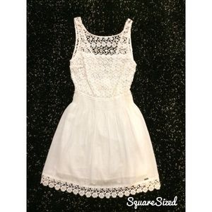 Hollister white dress