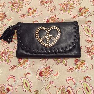 Betsey Johnson 🎀 black leather wallet