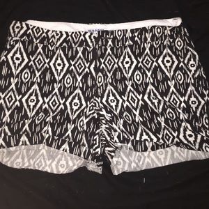 Black And White Shorts