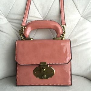 Anthropologie Miss Albright Glossy Crossbody Bag