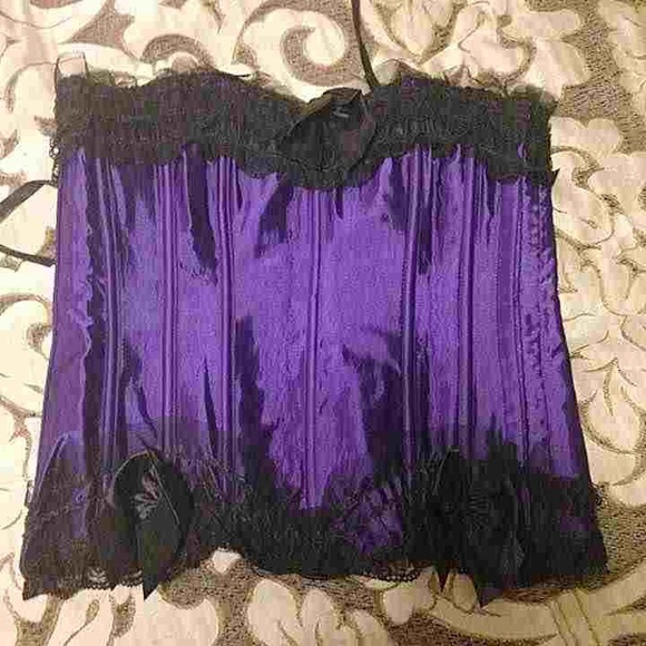 Purple corset