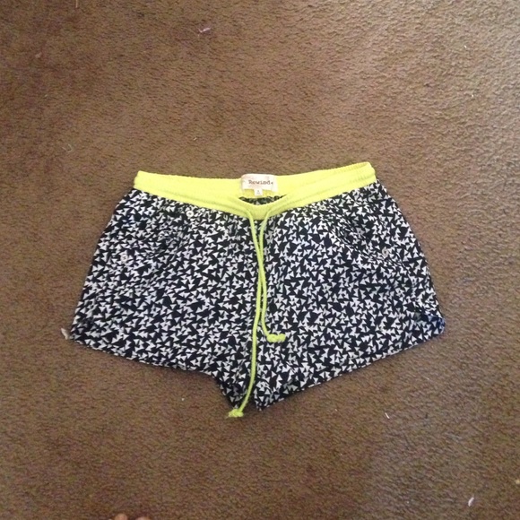 Black & White Athletic Shorts