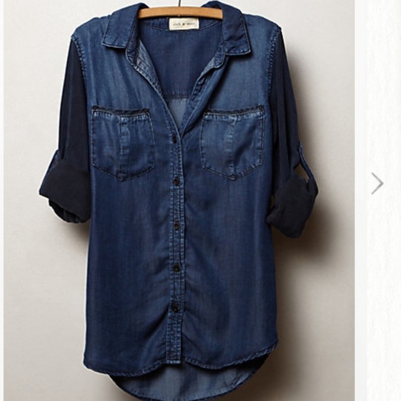 Brecon Chambray Buttondown by Cloth & Stone