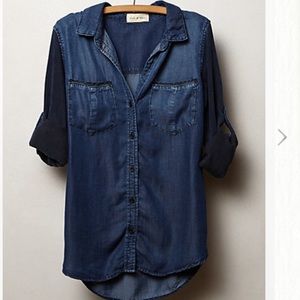 Brecon Chambray Buttondown by Cloth & Stone