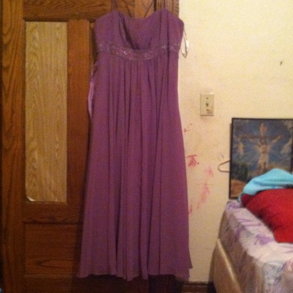 Purple gown