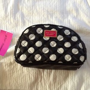 FINAL PRICE Betsey Johnson Quilted Makeup Bag