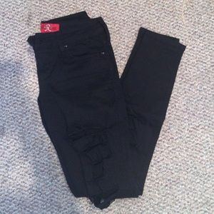 Black Ripped Fishnet Jeans!!