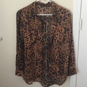 Leopard blouse
