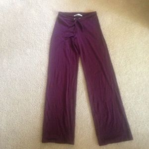 Susana Monaco Straight Leg Yoga Pants Purple S