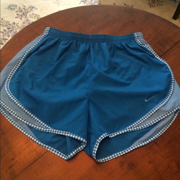 Nike Blue Gingham shorts size medium