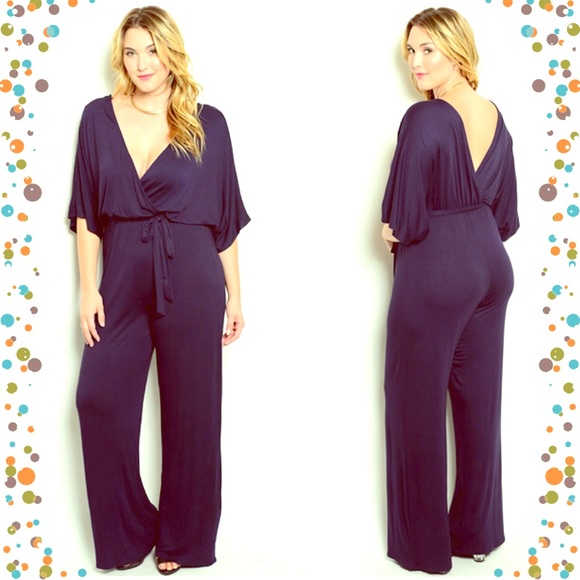Boutique Pants - NEW Sexy navy romper (ONLY 1 LEFT)