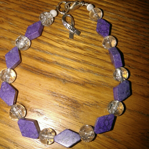******SOLD Cancer Awareness Bracelet