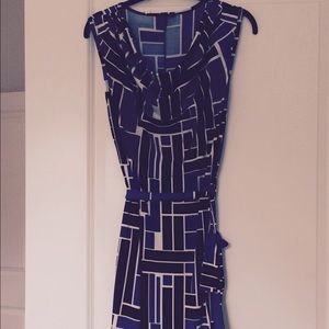Banana Republic tile print dress