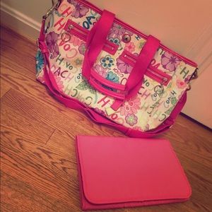 Coach diaper bag