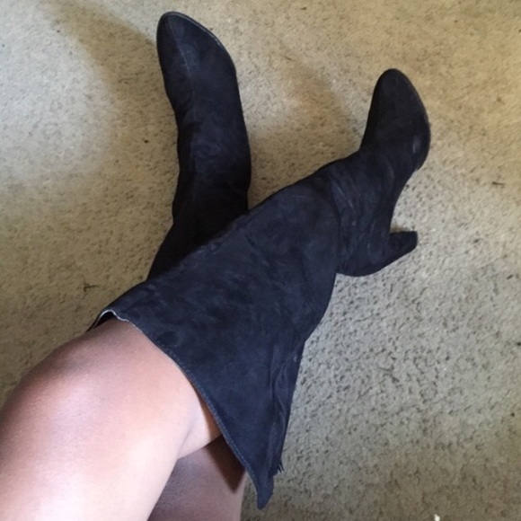 Shoes - Black knee high boots