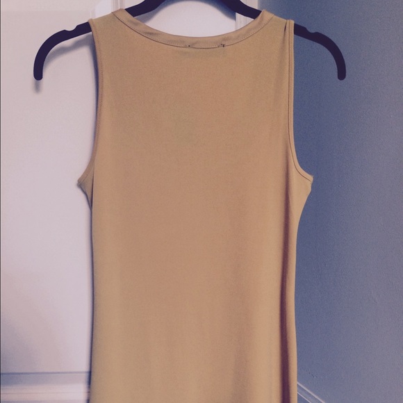 The Limited mustard gold sleeveless top - Picture 2 of 2