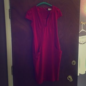 Asos sexy red pencil dress.