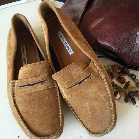 manolo blahnik driving shoes
