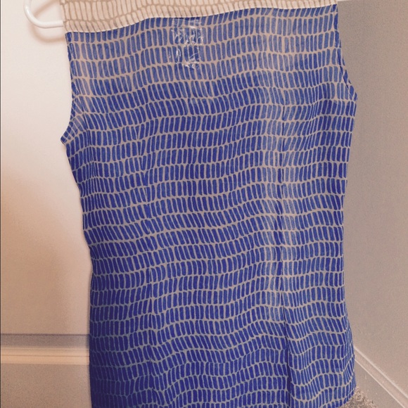 The Limited button up blouse w/ neck tie - Picture 2 of 2