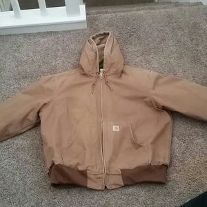 Men's tan XL Carhartt jacket