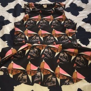 H&M Scuba Peplum Tank